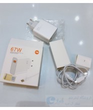 1شارژر اصلی گوشی شیائومی 67w  - اصل چین  - ثانیه شمار( خرید با کابل اورجینال )